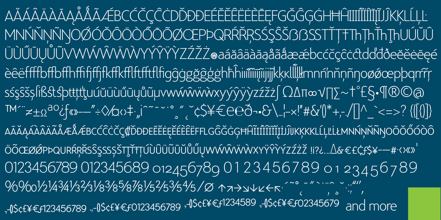 Пример шрифта Exec Medium Italic